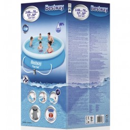 SO Fast Set Pool Ø366x76 cm mit Pumpe BESTWAY®