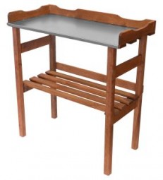 Pflanztisch aus Holz 78x38x86 cm braun