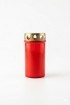 Grabkerze mit Golddeckel- 120 g, rot