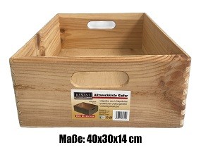 Allzweckkiste Kiefer 40x30x14cm Kynast Exklusiv