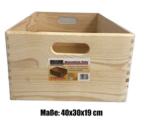 Allzweckkiste Kiefer 40x30x19 cm Kynast Exklusiv