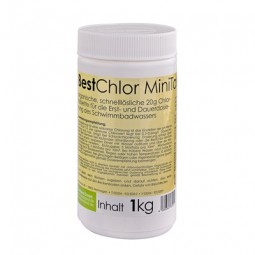 SO Best Chlor Mini Tabs a 20g in 1 kg Dose